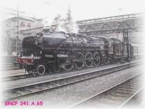 Das spezielle Bild der 241.A.65 am 11.01.03 in Bellinzona