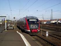 642 566 verlsst Bad Vilbel als RB 34 in Richtung Glauburg-Stockheim  