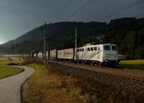 139 260 mit einem KLV am 01.12.2012 bei Terfens.