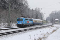 1042 520 mit DLr 1768 (Mnchen Pasing Bbf – Kufstein) am 12.01.2013 in Aling.