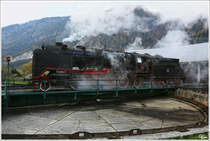 Borsig SZ 06-018 (Baujahr 1930) Vorbereitungen fr die Sonderfahrt nach Nova Gorica. 
Heizhaus Jesenice 10.11.2012
