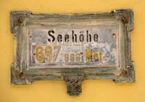 Seehhe 697.966 M hoch liegt der Bahnhof Potucky, Genzbahnhof der Strecke Johanngeorgenstadt - Karlsbad. Der kleine Bahnhof ist in baulich gutem Zustand.
13.01.2013 gegen 14:50 Uhr