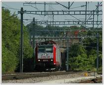 Als n�chstes folgt eine reine Bombardiergarnitur, aufgenommen am 30.7.2006 kurz nach der Hauptstadt Luxemburg. 18 Steuerwagen und 67 Mittelwagen stehen bei der CFL zur Zeit im Einsatz. Als Zug- bzw. Schubmaschinen kommen 20 Lokomotiven der Reihe 185.1 zum Einsatz, die in Luxemburg als Serie 4000 bezeichnet wird. Bespannt wurde der Zug am 30.7.06 von der 4011.