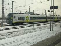 Ein TW der AGILIS konnte hier in  Ingolstadt am 06.01.2013 gegen 13:00 Uhr abgelichtet werden.