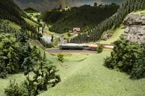 Mit dem Kieszug ber die Schwarzwald-Modellbahn, 3.10.11 