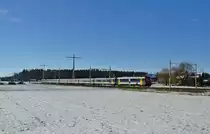 Ein 2. Doppel RBe Pendel ist ebenfalls auf der Linie Bern-Z�rich unterwegs. Ersatz IR 2027 mit dem RBe 540 022-1 und RBe 540 012-2 (hinten) bei Lyssach, 22.01.2013.