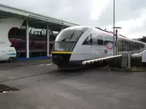 Ein weitere Desiro (642) der HLB am 01.02.09 in Sch�llkrippen 