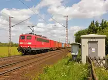 Am 17.05.2012 war 151 032 bei Nordstemmen auf dem Weg Richtung G�ttingen.