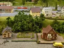 Am Bahnhof Hornberg, Schwarzwald-Modellbahn, 3.10.11