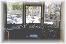 Lissabon,Im F�hrerstand der  El�ctrico 