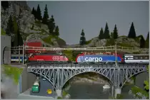 Nachdem der SBB Panoramawagen nun Sitze bekommen hat, fehlen nur noch die Reisenden, um die Landschaft zu genie�en...
26.01.2013