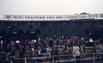 Am 10. und 11.09.1977 feierte die DB den offiziellen  Abschied von der Dampflok  im Bw Rheine, obwohl tats�chlich erst am 26.10.1977 das Feuer in der letzten DB-Dampflok erlosch
