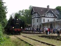 BR 24_009 im Bf Gadebusch/Meckl. (Mai.2002)