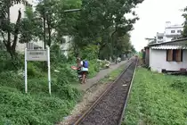 Hst. Khan Keha, Blickrichtung Mahachai, am 17.November 2012. 

