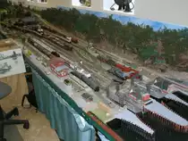 Ein F�hrbahnhof auf einer Sassnitzer H0-Anlage,am 29.Dezember 2012,in Sassnitz.