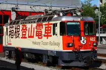 RhB Ge4/4II 622 abgestellt in Chur - 26/06/2011