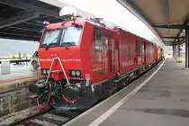 L�sch und Rettungszug der SBB an seinem Standort in Bellinzona.07.03.12 
