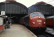 MY 1118 im Kopenhagener Hauptbahnhof im Frühjahr 1987