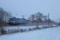 Am 9.Februar 2013 war TFG 152 136 bei Barnten/R�ssing (KBS 350) auf dem Weg Richtung S�den.