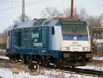 Am 10.02.2013 rangierte 246 011 von Raildox in Stendal und fuhr Lz in Richtung Niederg�rne.