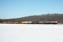 185 597-2 bei Kollmarsreute am 10.02.2013