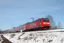 146 114-4 kurz vor Denzlingen am 10.02.2013