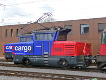 SBB - Rangierlok Eem 923 002-0 im Bahnhof Suhr am 02.02.2013