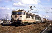 Muhlhouse Nord 5.3.1989
BB 16723 vor BB 16635 fhrt mit Gterzug Rtg. Strabourg um 15.41 Uhr.