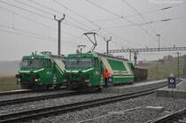 Ge 4/4 21 und 22 am 24.09.2012 in Apples