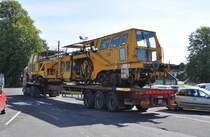 IERLAND sept 2012 KILDARE bahndienstfahrzeug 750 auf transport zur verschrottung