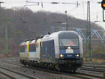 Lokzug mit PCW 7 und zwei belgischen E 28 bei Kln West am 01.02.2013