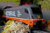 Elektrolok Taurus 182 531 auf der Anlage. Foto 10.02.13

