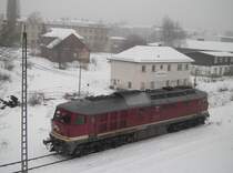 LEG 132 158-7 stand erneut am 25.02.13 in Gera.