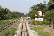 Bf. Sai Yai, Blickrichtung Thung Song Jn., am 07.Jnner 2013. 

