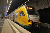 Hier 445 110-0 als RE4 (RE37322) von Ludwigsfelde nach Rathenow, dieser Triebzug stand am 16.2.2013 in Berlin Hbf. (tief). 