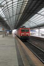 Hier eine RB10 nach Berlin Hbf am 23.2.13 in Berlin Spandau.