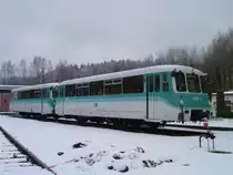 772 312-5 und 772 376-9 gesehen am 17.02.13 in Adorf beim Vogtl�ndischen Eisenbahnverein.
