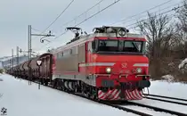 S� 363-010 zieht G�terzug durch Maribor-Tabor Richtung S�den. /25.2.2013