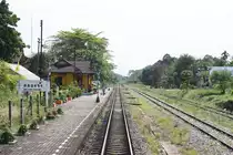 Bf. Khlong Chang, Blickrichtung Thung Song Jn., am 07.J�nner 2013. 

