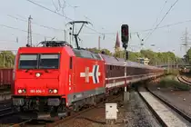 HGK 2054 (185 606) am 16.9.12 mit einem Sonderzug in M�lheim-Styrum.