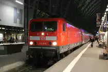 114 030 mit Regio in frankfurt (Main) Hbf. (01.03.2013)