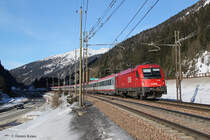1216 022 mit EC 89 am 02.03.2013 am Brenner.