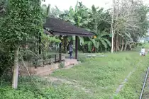 Hst. Ban Kanai, Blickrichtung Ban Thung Pho Jn., am 07.J�nner 2013 

