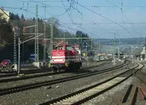 V100.04 durchf�hrt am 08.M�rz 2013 als Tfzf den Bahnhof Kronach Richtung Lichtenfels.