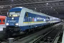 Die 223 064 mit dem Alex aus Lindau / Oberstdorf in M�nchen HBF am 03.03.2013