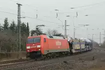 152 103-8 mit Gz bei Fulda am 09.03.2013