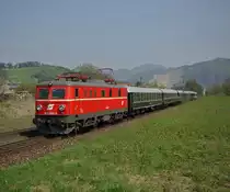 Die sechsachsige, ursprünglich für den Schnellzugdienst vorgesehene; 1955 gebaute 1010 003 war am 16.04.2009 mit dem D 16153  Majestic Imperator  von Wien nach Opatija-Matulji der Bahnstation des ehemaligen österreichischen Meereskurort  Abbazia  an der Kvarner Bucht unterwegs und wurde von mir in Stübing an der Südbahn aufgenommen.

Nostalgikern und Interessenten des ehemaligen K & K Flair kann ich einen Besuch in Abbazia beziehungsweise Opatija nur empfehlen. 