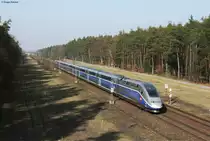 TGV Euroduplex 4714 als TGV 9580 Frankfurt-Marseille bei Graben-Neudorf. Aufgenommen am 05.03.2013.