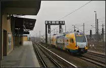 ODEG ET 445.104 mit dem RE4 nach Rathenow am 09.03.2013 H�he Berlin Beusselstra�e