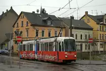 Tw 312 der Bogestra h�lt an der (H) Sprockh�veler Stra�e in Witten - 10.03.2013